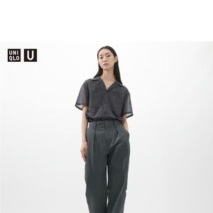Uniqlo U Pleated Jogger Pants Dark Grey